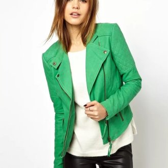 С чем носить зеленую куртку