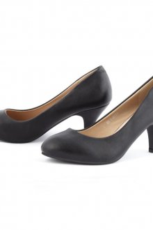 Черные кожаные туфли для женщин после 40 лет