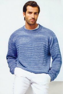Синий мужской свитер