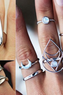 Дизайнерские кольца на фаланги пальцев